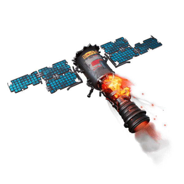 Satélite destruido