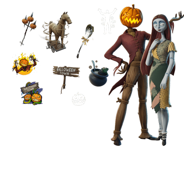 Lote Rey calabaza y Sally