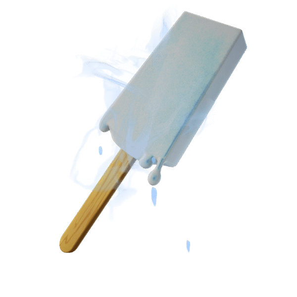 Helado de sal marina